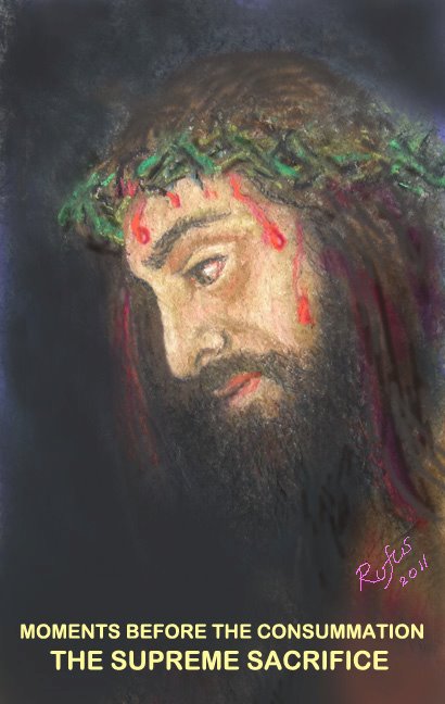 Dying Christ - Soft Pastel Studies